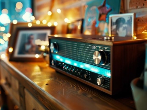 דימוי של מקלט רדיו ישן
