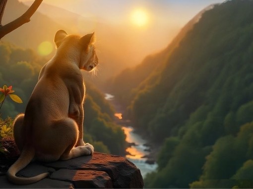 איור סימבה בטבע