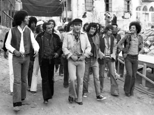 יהורם גאון בסצנה מתוך צילומי הסרט קזבלן