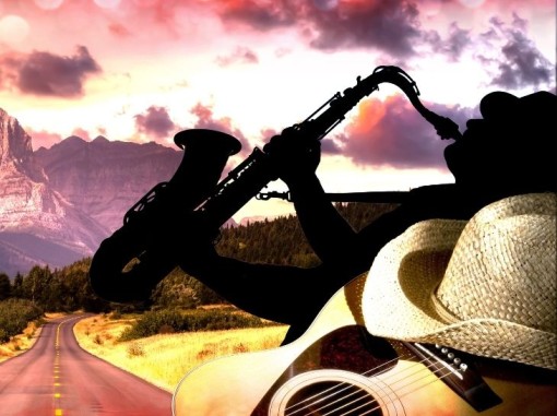 אילוסטרציה נוף דרכים אמריקני