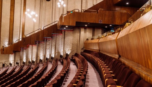 Henry Crown Hall and balcony