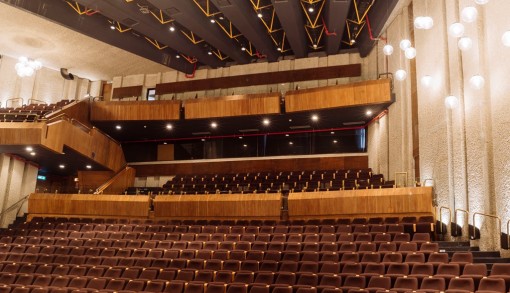 Henry Crown Hall and balcony